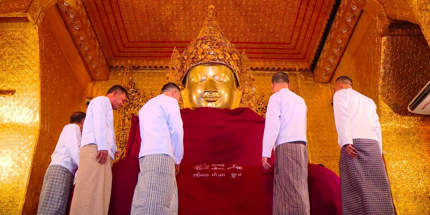 Offering Mathoe-Thingan : MDY CM attended the ceremony | Myanmar ...
