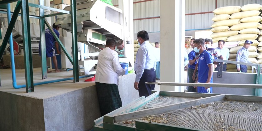 Agricultural Development: Rice Mill opening and farmers’ meeting ...