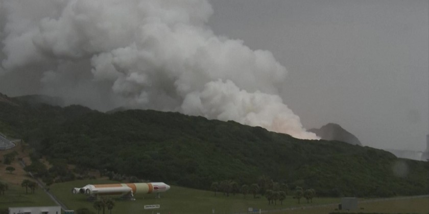 Large fire erupts at Japanese rocket test site | Myanmar International TV
