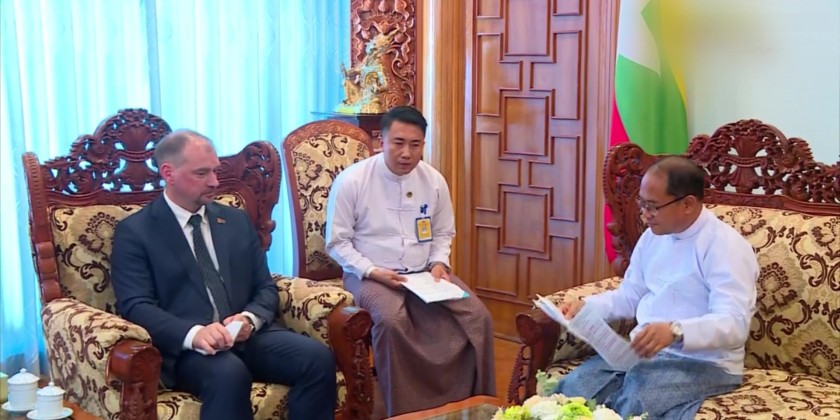 Myanmar / Belarus: MOFA Union Minister receives Chargé d'Affaires a.i ...