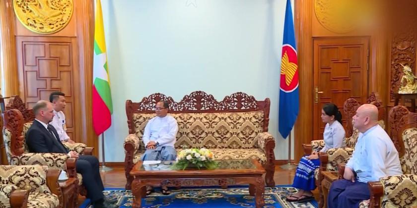 Myanmar / Belarus: MOFA Union Minister receives Chargé d'Affaires a.i ...