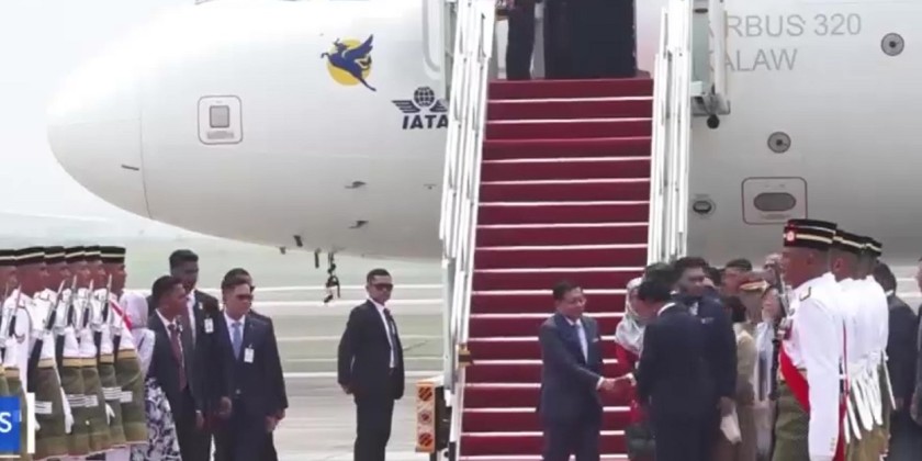 Official Visit to Malaysia: President arrived at Kuala Lumpur Intl ...
