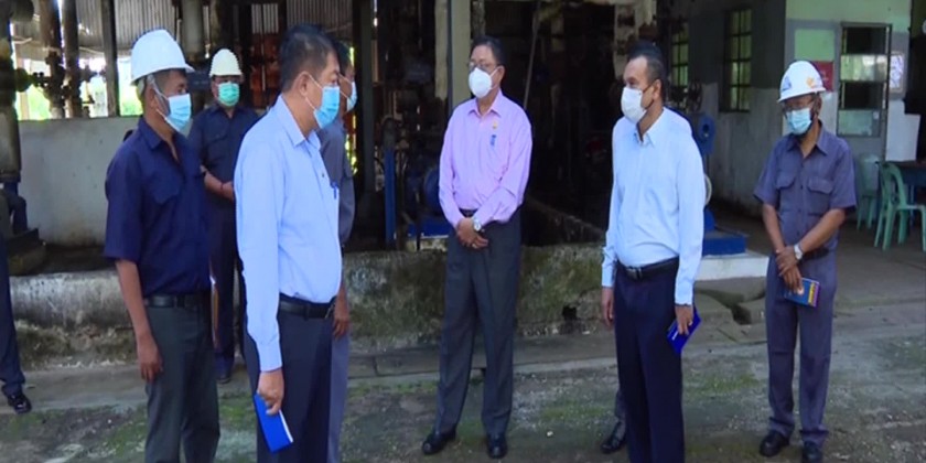 Production of Fuel: MOE Union Minister inspects No.1 Oil Refinery ...