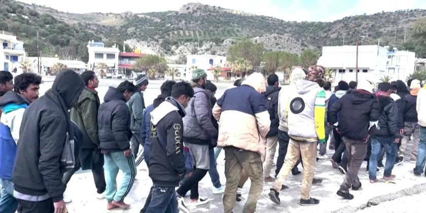 At least three dead as migrant boat capsizes off Greek island | Myanmar ...