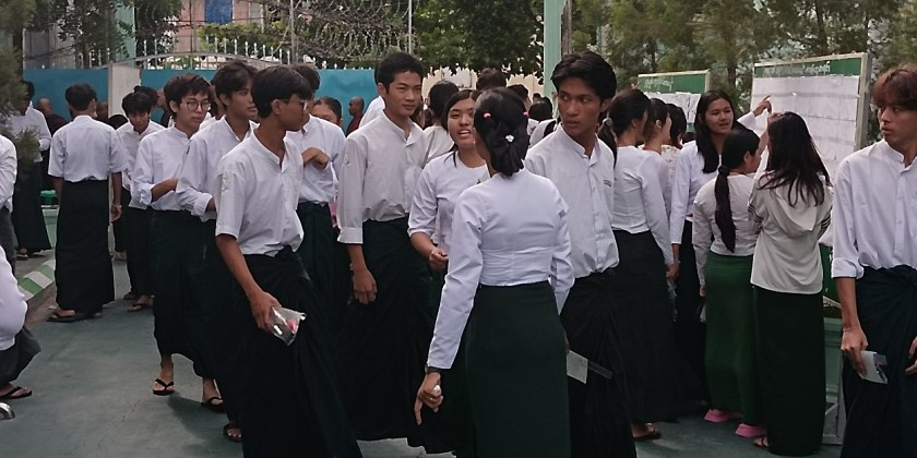 Retaking matriculation exam: Students retaking matriculatio exam ...