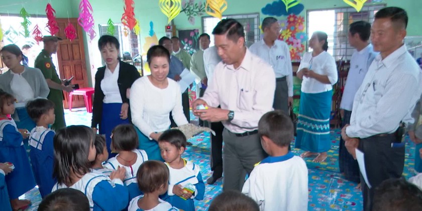 Social Welfare: Inspection in Hopone of Pa-O Self-Administered Zone ...