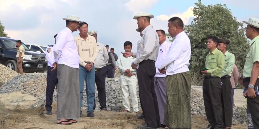 Inspection of infrastructure projects: Shan State CM inspected ...