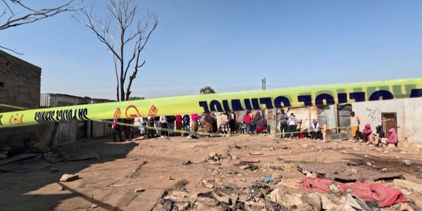 South African police say gunmen shot dead 12 people near Johannesburg ...