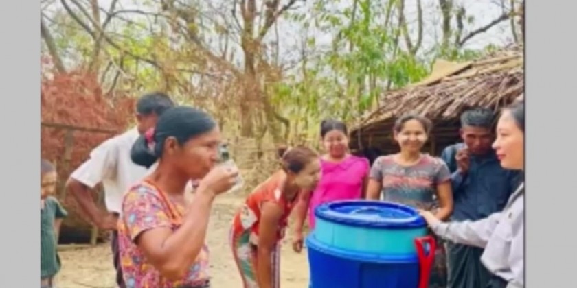 Efforts for clean water in Rakhine :20 solar-powered purifiers sent to ...