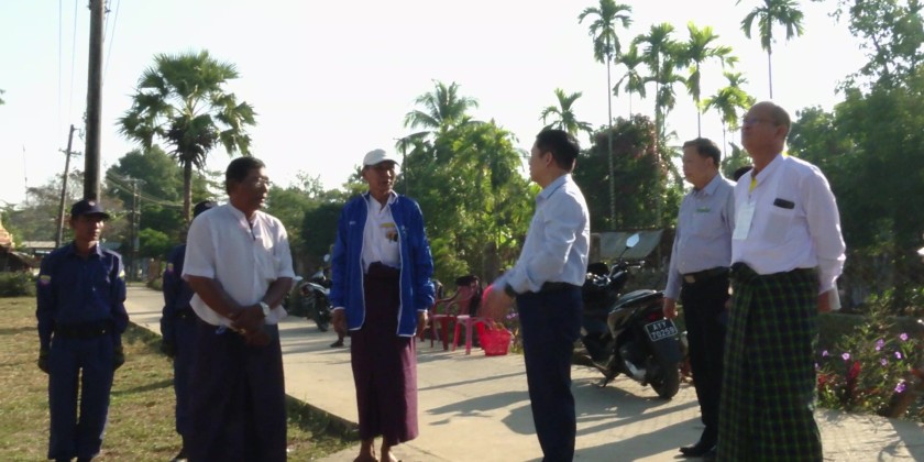 Election in Wakema : MOIP Union Minister visits polling booths in ...