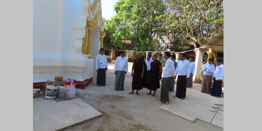 Renovation Works: MORA Union Minister inspects pagoda renovation ...