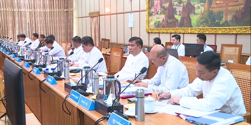 Union Government Meeting: Prime Minister U Nyo Naw delivered the ...