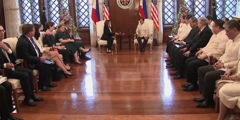 US Vice President meets Philippines leader in Manila | Myanmar ...