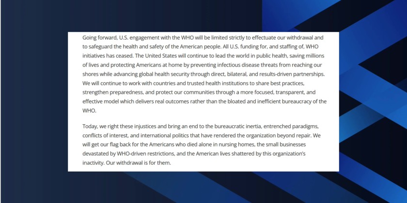 US says it completed withdrawal from World Health Organization ...
