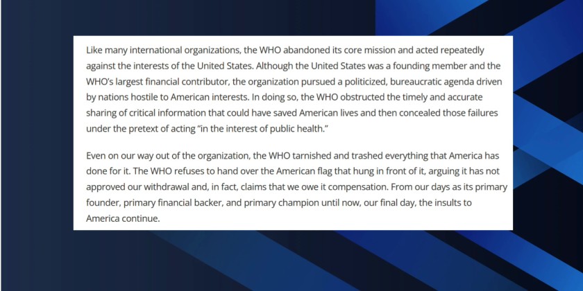 US says it completed withdrawal from World Health Organization ...