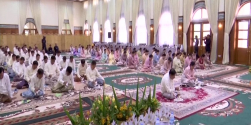 Waso Robe offering: Ceremony held at Commander-in-Chief (Army) office ...