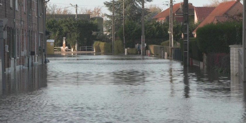 Residents in northern France struggle with 'worrying' flooding ...