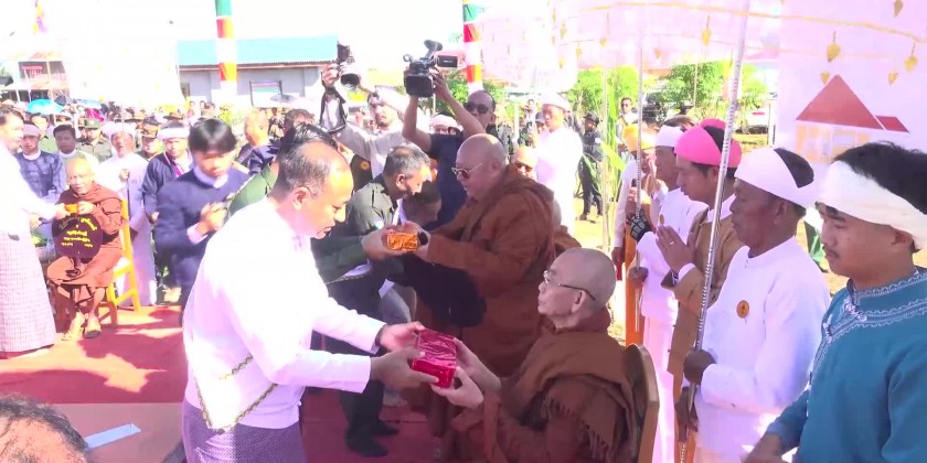 Laying foundation brick: Shan State CM attended the ceremony | Myanmar ...