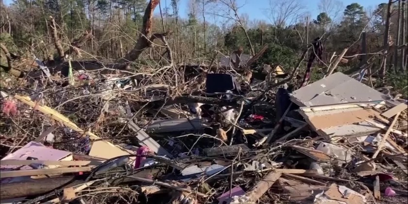 Governor, crews survey tornado damage | Myanmar International TV
