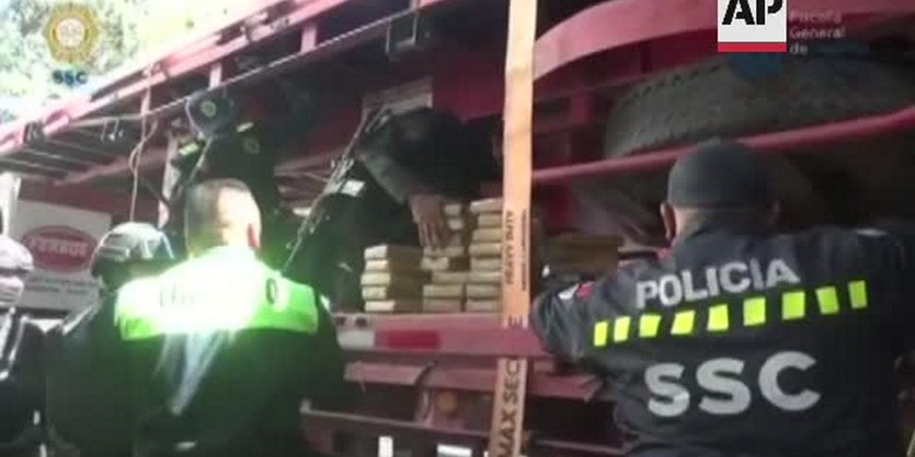 Mexico City police seize 1.6 tons of cocaine | Myanmar International TV