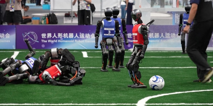 World's first humanoid robot games begin in China | Myanmar ...
